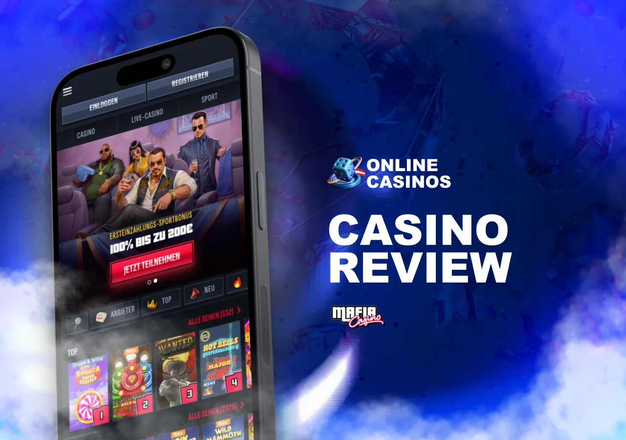 Detaillierter Testbericht zu Mafia Casino mit Analyse von Funktionen und Spielumgebung